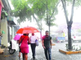 INDOMET: Se esperan lluvias en algunas provincia del país