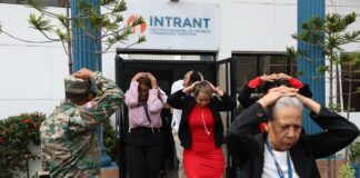 INTRANT: Evacúa sus instalaciones en 1 minuto y 35 segundos durante simulacro nacional contra terremotos
