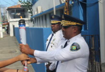 BONAO: General Miguel Mata Rodríguez recibe la antorcha de los IV Juegos Mundiales de Policías 2026