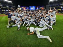 SERIE MUNDIAL: Freddy Peralta y Junior Caminero llevan a Tampa a la Serie Mundial